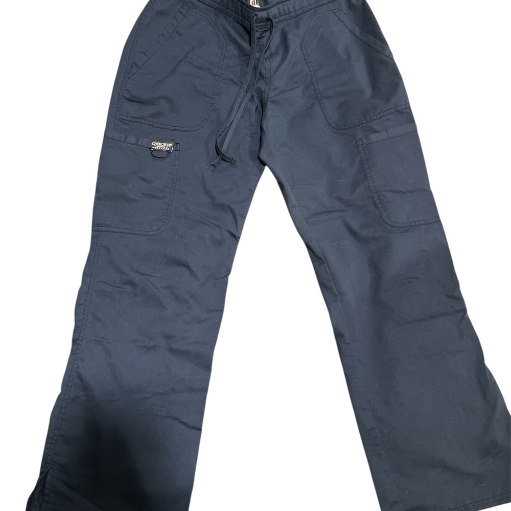 Women’s Navy Blue Cargo Scrub Pants